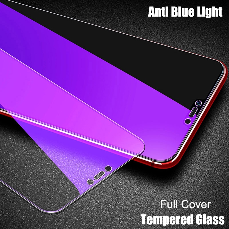 Kính Cường Lực Toàn Màn Hình Chống Tia Sáng Xanh Cho Huawei Honor V30 V20 V10 8x Max 8s 9 9i 9 10 Lite 9x 20 Pro 20s 20i Magic 2