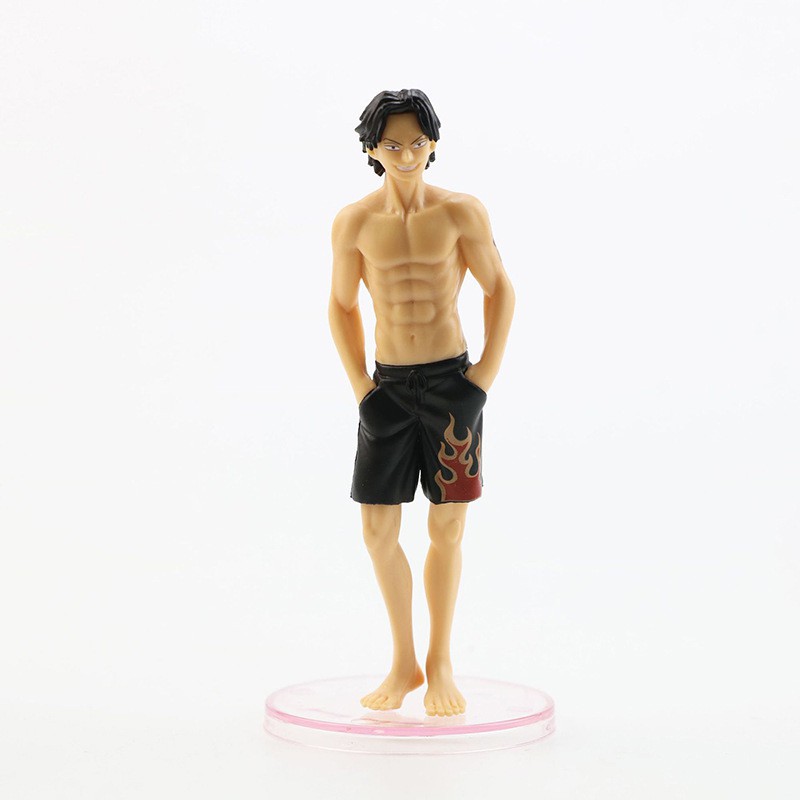 Bộ mô hình chibi 6 nhân vật One Piece - Luffy mũ rơm | Phiên bản áo tắm