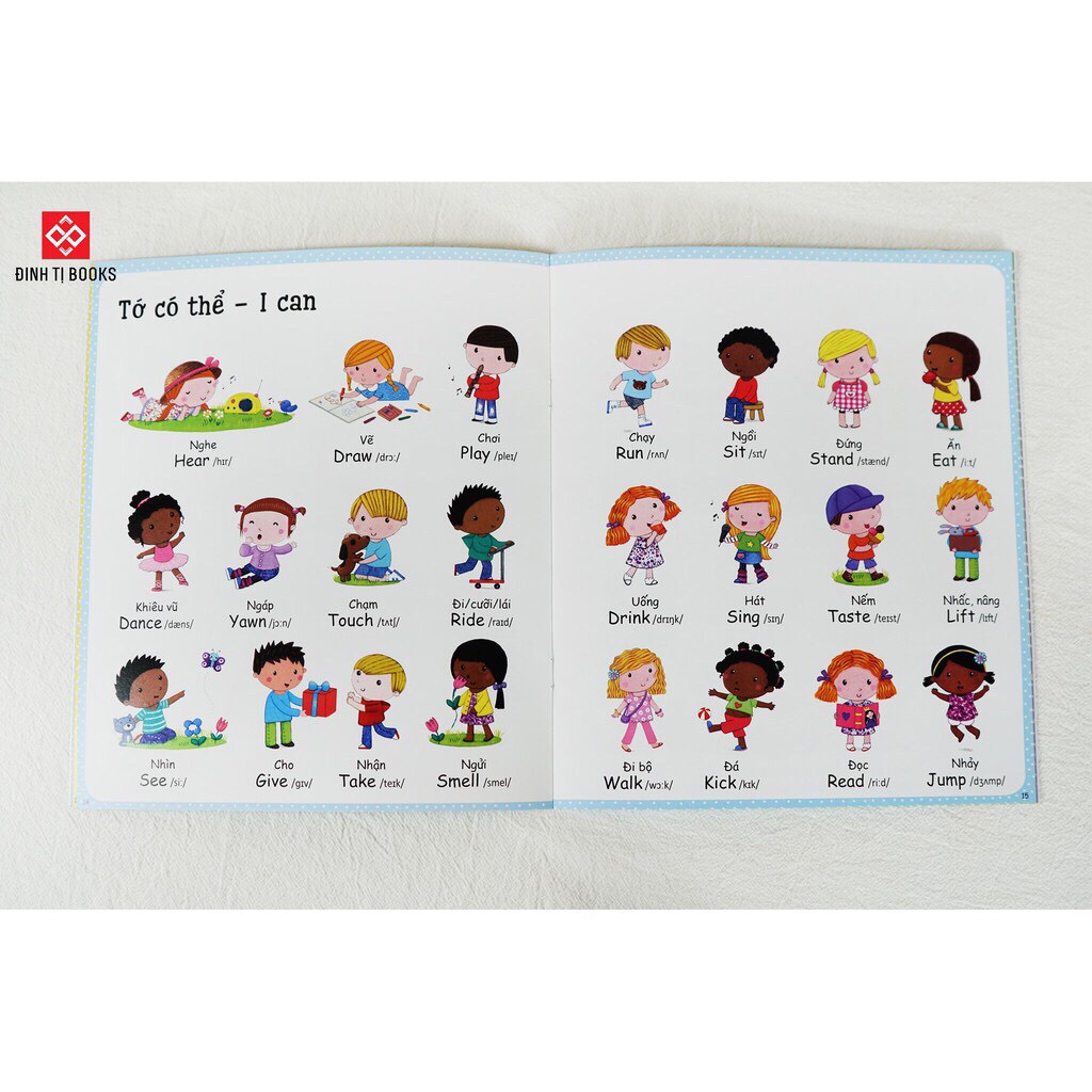 SÁCH - Combo - Cuốn sách từ vựng đầu tiên của tôi - My first word book ( 6 TẬP )