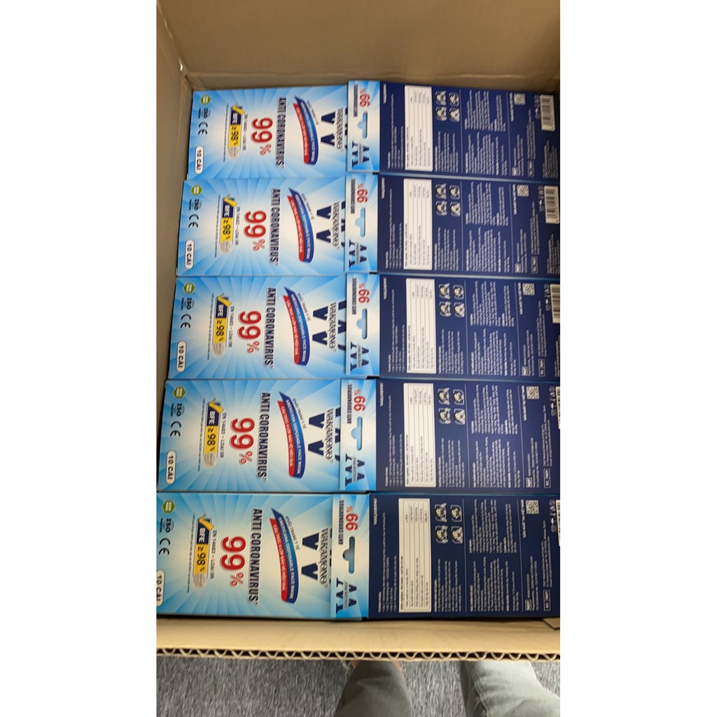 Khẩu trang Wakamono Người lớn - (4 Lớp, Hộp 10 Cái) | BigBuy360 - bigbuy360.vn