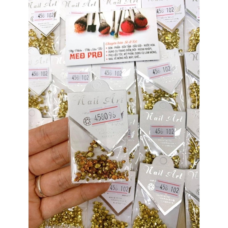 Đá chân nhọn mix size trang trí móng tay chân