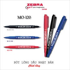 BÚT LÔNG DẦU ZEBRA MO 120