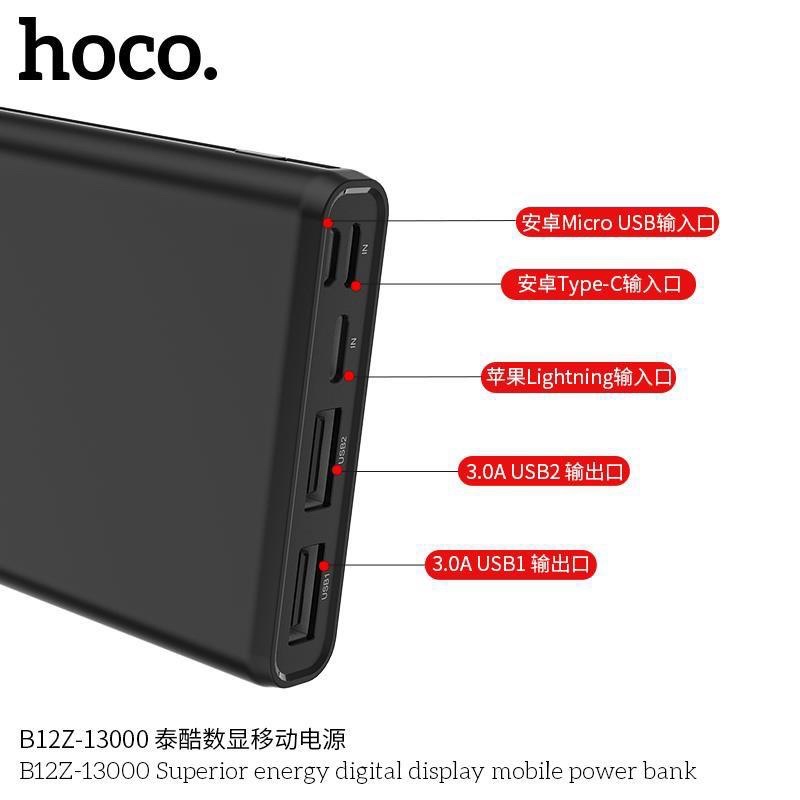 Pin Dự Phòng Hoco B12z 13.000mah - Chính Hãng