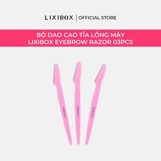 Bộ Dao Cạo Lông Mày 3 Cây Lixibox Eyebrow Razor 03pcs Set