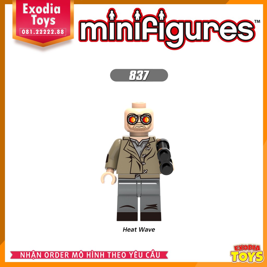 Xếp hình Minifigure siêu anh hùng và kẻ phản diện DC Comics - Đồ Chơi Lắp Ghép Sáng Tạo - X0188