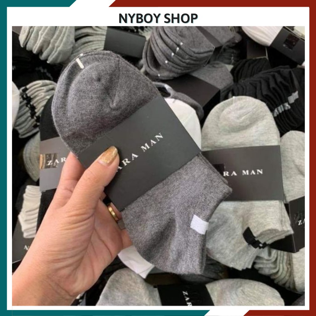 Tất Vớ Nam ZARA 100% cotton co dãn 4 chiều tốt, mịn rất thoải mái. ẢNH THẬT