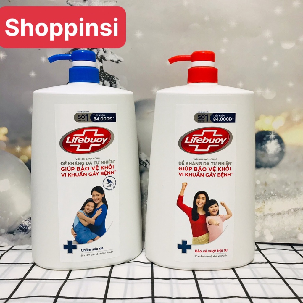 Sữa tắm Lifebuoy 1100g giúp bảo vệ khỏi 99.9% vi khuẩn và ngăn ngừa vi khuẩn lây lan trên da tốt nhất