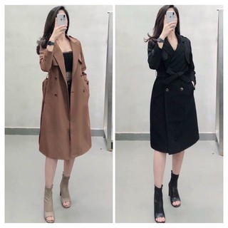 [Mã FATPBAU2 giảm 40K đơn 150K] Áo măng tô kaki dáng dài