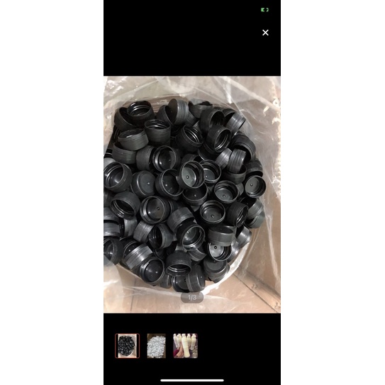 100 nắp chai nhựa các loại