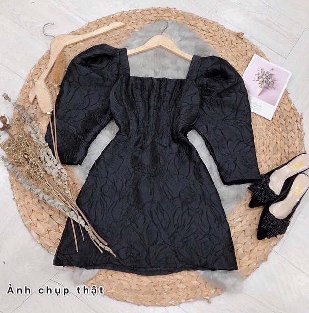 ❤️ ĐẦM GẤM TAY LỬNG NẸP NGỰC #235k