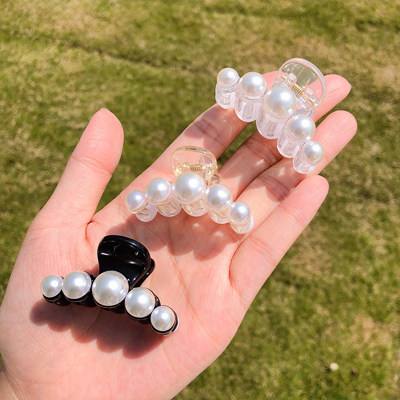 Kẹp Tóc Hợp Kim Đính Ngọc Trai Giả Xinh Xắn Cho Nữ