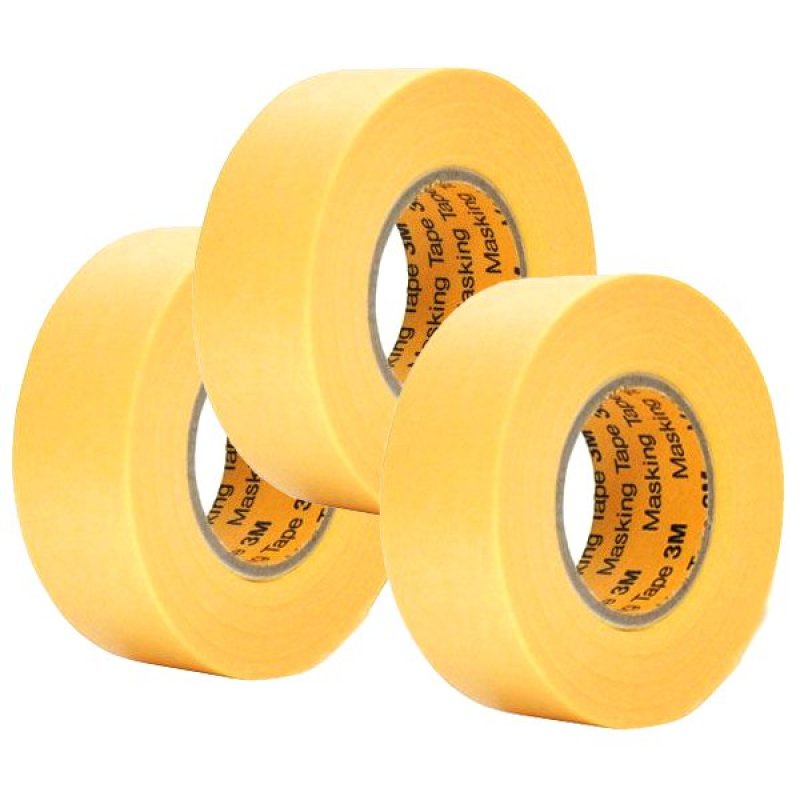 Băng keo che sơn khổ lớn (Masking tape) 3M 15 mm/20 mm dài 50m