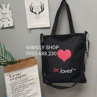 Túi Tote Vải Bố Love ( Ảnh Thật )