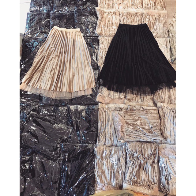 BÁN SỈ CHÂN VÁY NHUNG DẬP LY MẶC 2 MẶT CHO NỮ | BigBuy360 - bigbuy360.vn