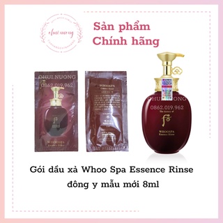 Gói dầu xả Whoo Spa Essence Rinse đông y mẫu mới 8ml