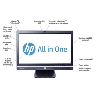 Bộ máy all in one HP i3 21.5in giá rẻ có webcam