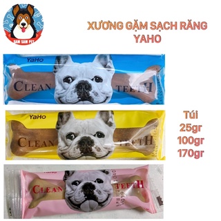 Xương gặm sạch răng cho chó Yaho(Túi/1 cây 25g,100g,170g)