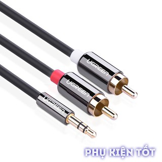 Dây loa 1 ra 2 đầu hoa sen cao cấp ugreen 10590 dài 3m