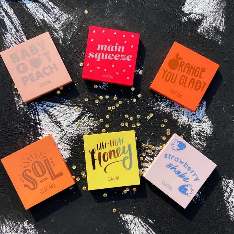 Bảng phấn mắt 9 màu lì/nhũ ánh kim kháng nước lâu trôi GUICAMI | BigBuy360 - bigbuy360.vn