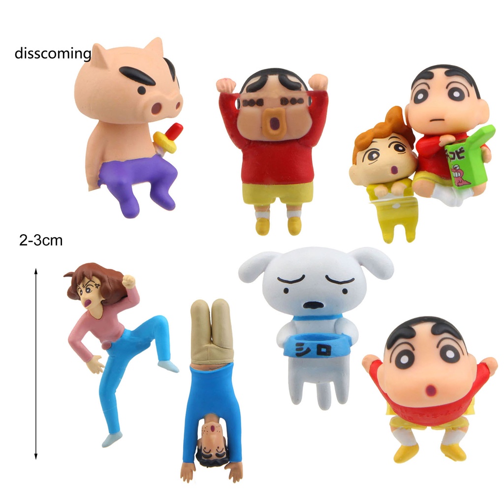 Set phụ kiện trang trí nhân vật anime Cậu Bé Bút Chì Shinchan đáng yêu