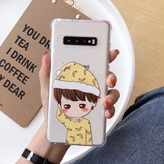 Ốp lưng Samsung Galaxy S8 plus dễ thương Cartoon Boy Boy Soft TPU