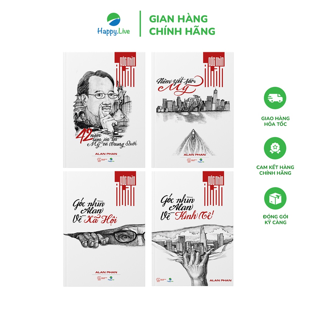 Bộ Sách Góc Nhìn Alan Bộ Di Sản Alan Phan (Gồm 4 cuốn)