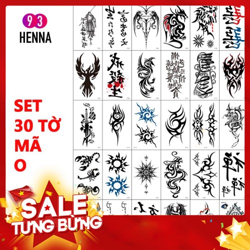 HOT Set Nhiều Mẫu anime, hình xăm halloween 3D Hình Xăm Dán, Hình Xăm henna mini Tattoo Cao Cấp