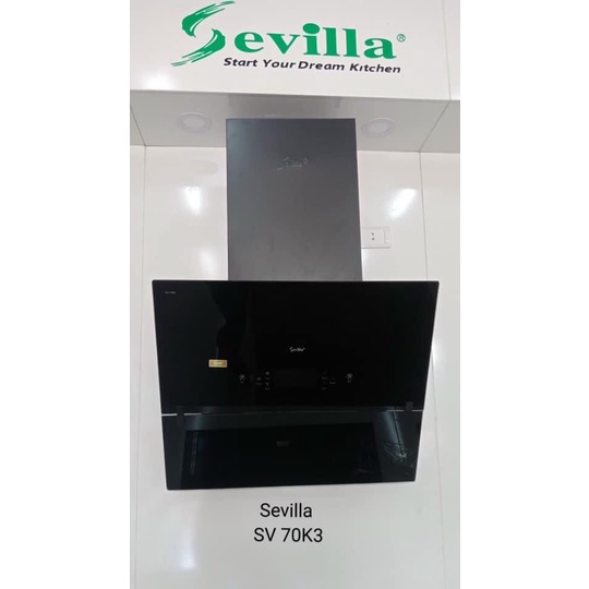 Máy hút mùi cao cấp sevilla SV-70 K3 điều khiển vẫy tay