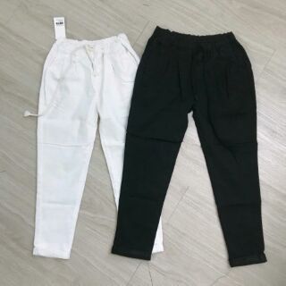 QUẦN BAGGY CHẤT KAKI THUN DÂY NÚT