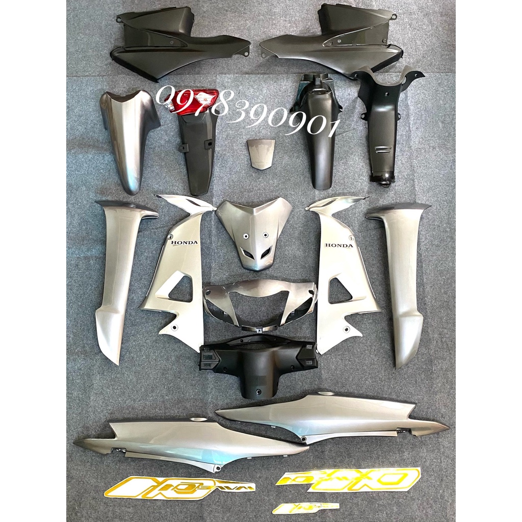 DÀN ÁO - BỘ VỎ NHỰA Wave Alpha 100 - Wave 50cc - Wave Rs - Nhựa Cao Cấp Có Bảo Hành 12 Tháng