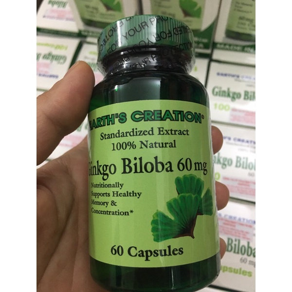 Viên Uống Bổ Não Viên Nang Ginkgo Biloba 60mg