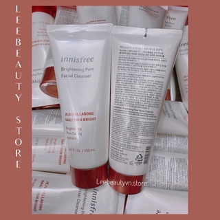 Sữa Rửa Mặt Sáng Da Se Khít Lỗ Chân Lông Chiết Xuất Từ Quýt Innisfree Brightening Pore Facial Cleanser 150ml