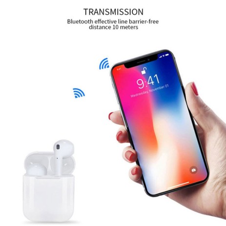 INTRA tai nghe không dây Mini I12 Tws Có Mic Cho Iphone / Android