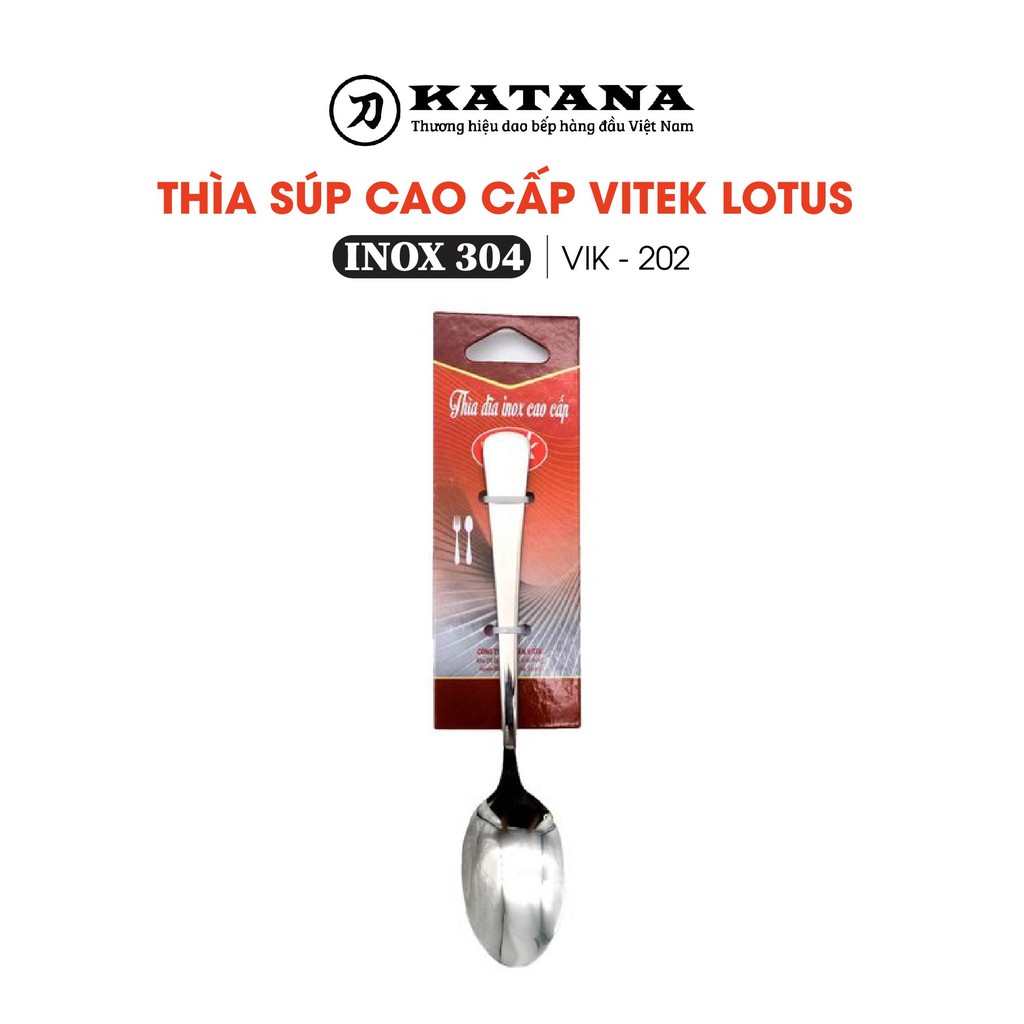 Thìa súp inox cao cấp VITEK Lotus