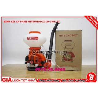 Máy phun phân Mitsumotoz DP-3WF 5Z, MÁY PHUN VÔI, BÌNH PHUN THUỐC 2 THÌ, HÀNG CHÍNH HÃNG, BẢO HÀNH 12 THÁNG