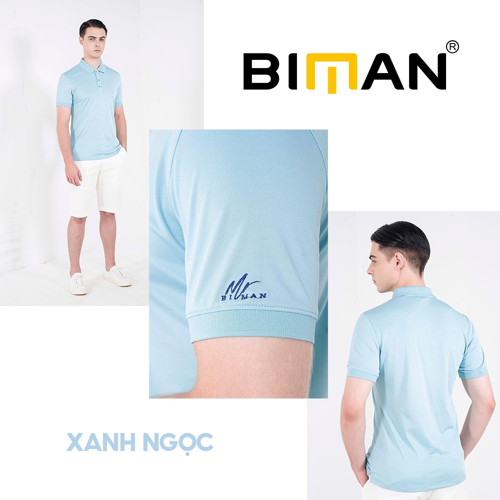 Áo polo nam cổ bẻ thời trang Biman by Biluxury kiểu dáng lịch lãm basic nhiều màu trẻ trung 5APCB007 | BigBuy360 - bigbuy360.vn