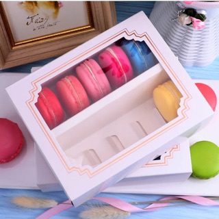 (Set 10) Hộp giấy bánh Macaron
