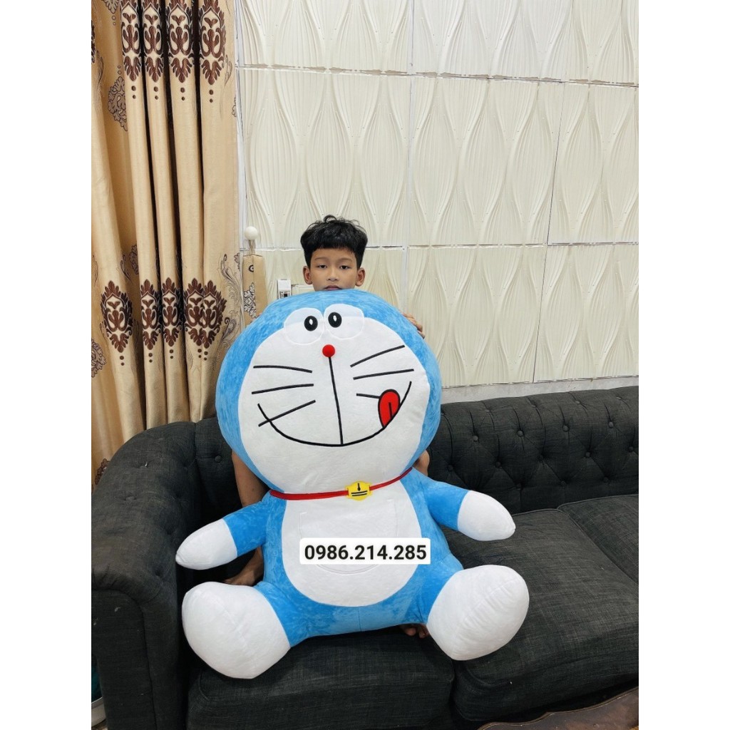 Gấu bông Doraemon 5 kiểu biểu cảm kích thước 65cm, Gấu Cực To, Gấu Nhồi Bông, Gối Nhồi Bông Đoremon dễ