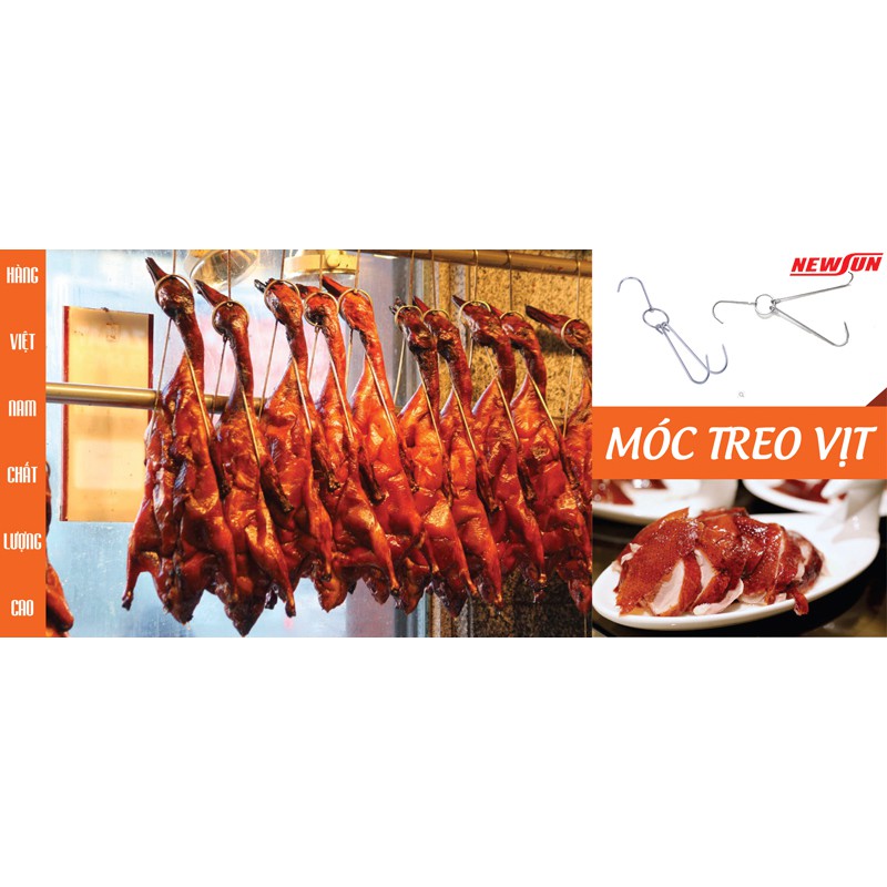 Combo 10 móc lu quay gà vịt NEWSUN - Hàng Chính Hãng