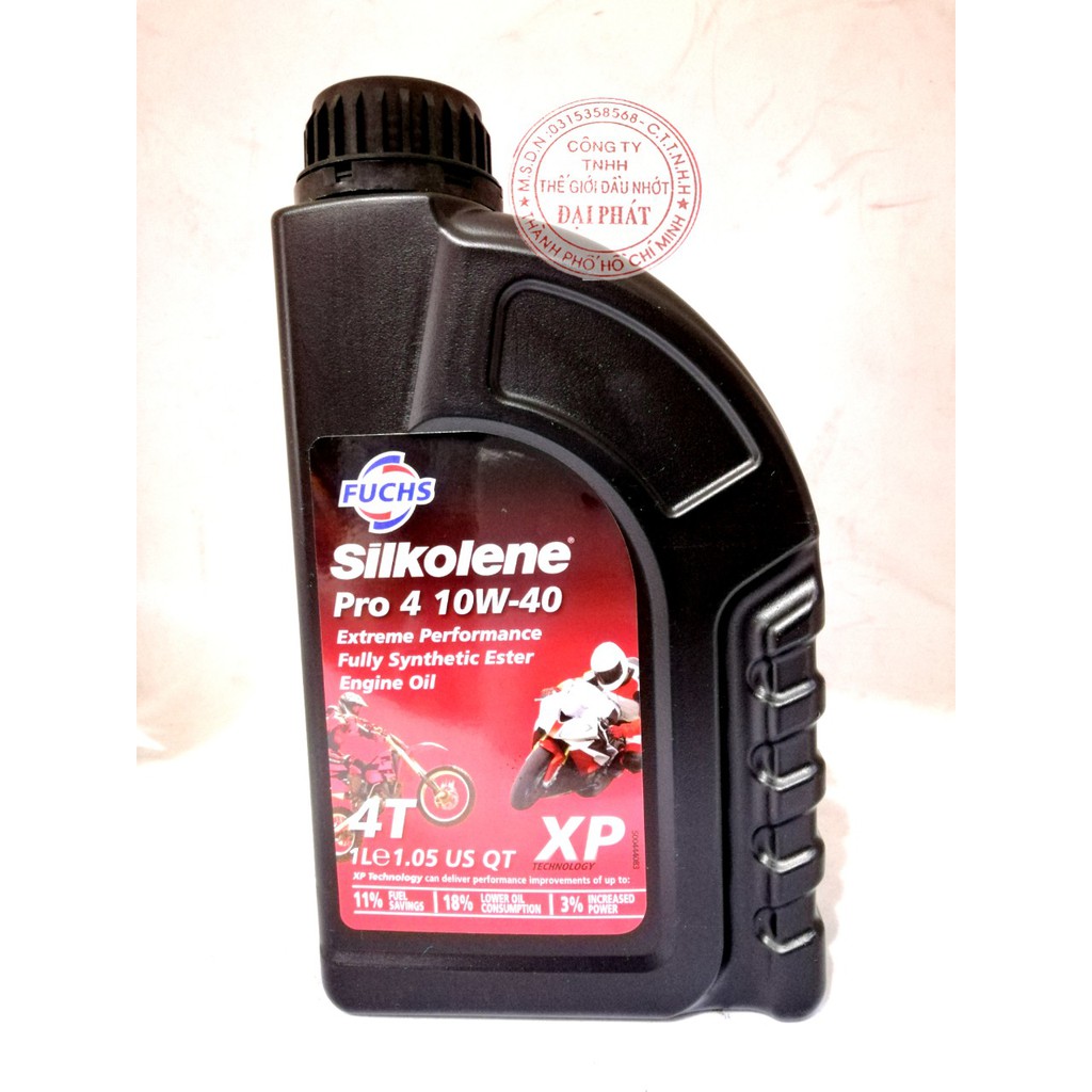 Dầu nhớt nhập khẩu fuchs silkolene pro 4 10w40 1L