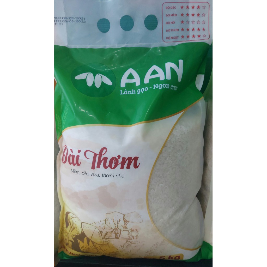 Gạo Đài Thơm A An túi 5kg - Tập Đoàn Tân Long | BigBuy360 - bigbuy360.vn