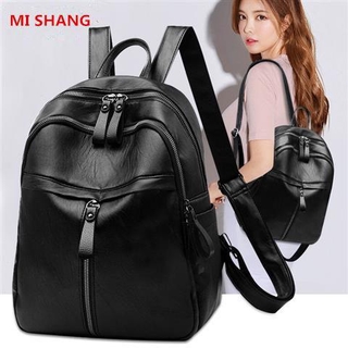 Ba Lô Da Mềm Thời Trang Hàn Quốc