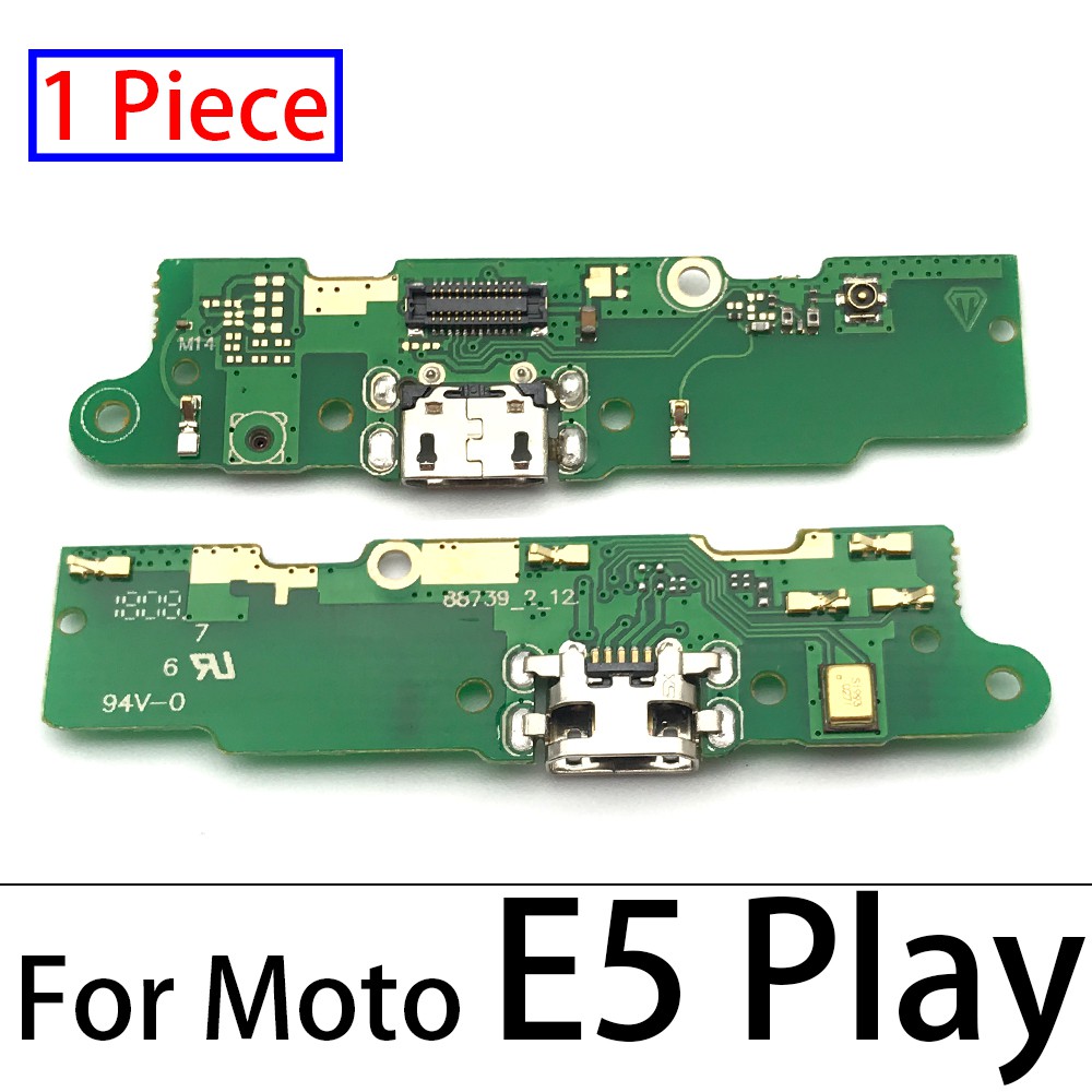 Set 5 Cổng Sạc Usb Cho Motorola Moto E4 E5 G3 G4 G5 G6 Play G7 G8 Plus X4 One Hype
