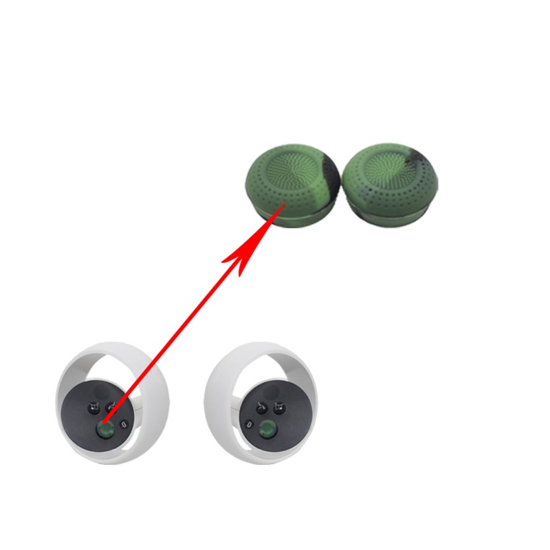 Vỏ Bọc Nút Bấm Bằng Silicone Chống Trượt Thay Thế Cho Tay Cầm Chơi Game Oculus Quest 2