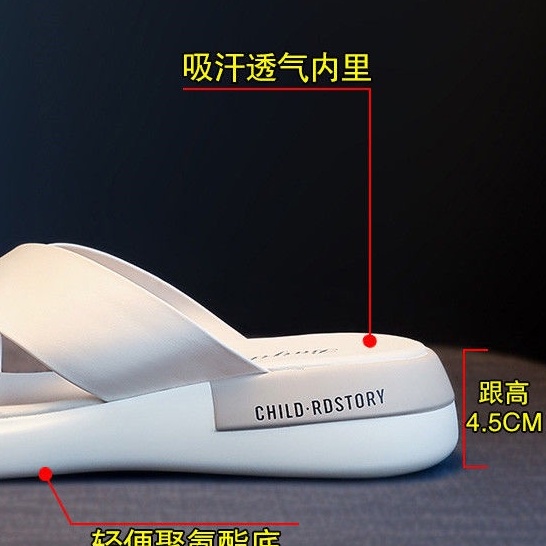 Slippers Women's Shoes Summer Wear Platform Wedge Ladies' Sandals New Stylish Beach Beach Sandals R2CD