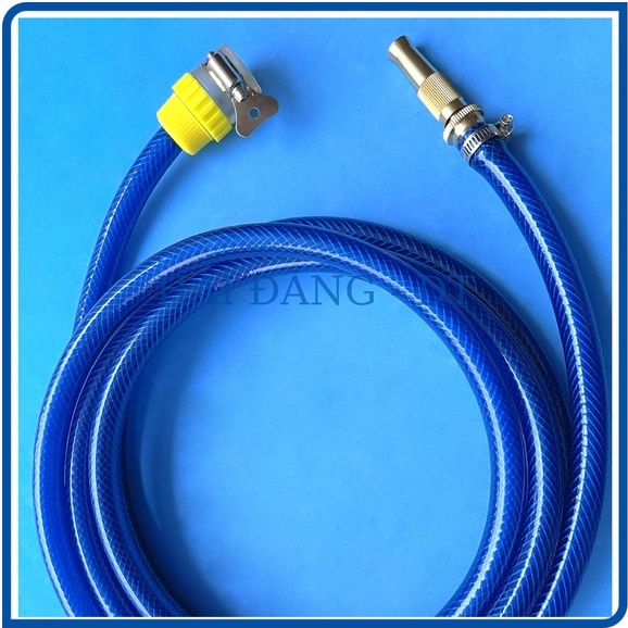 Vòi xịt rửa xe tưới cây tăng áp lực, Vòi tưới cây bằng đồng có chỉnh tia dài 5-30m lắp cho vòi nước nhà tiện dụng