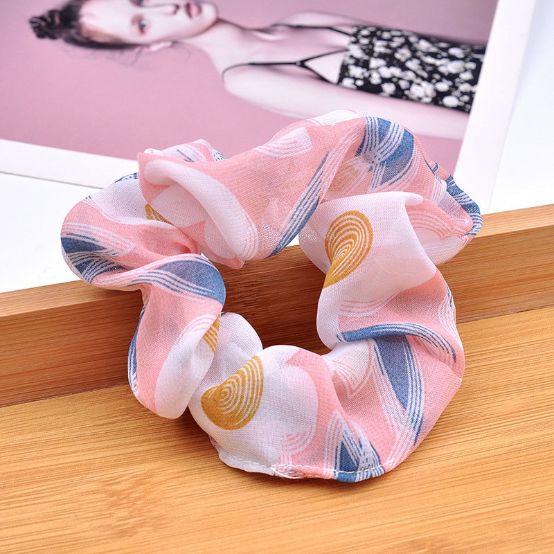 Dây Buộc Tóc Co Dãn Bằng Vải Chiffon Cho Nữ