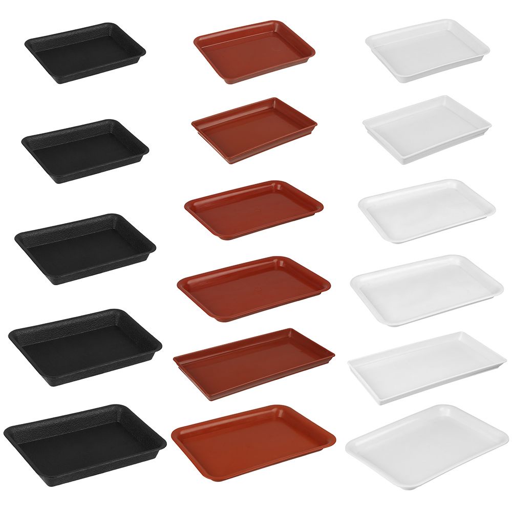 Khay nhựa hình chữ nhật nhiều màu dùng trồng cây trong nhà/ ngoài trời