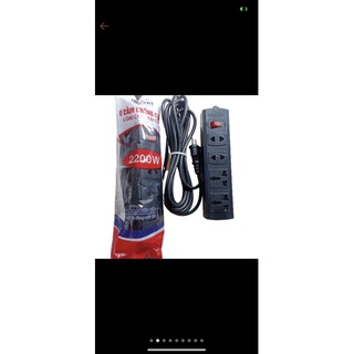Ổ cắm điện 4 cửa kèm dây chịu tải cao 3m hinoki
