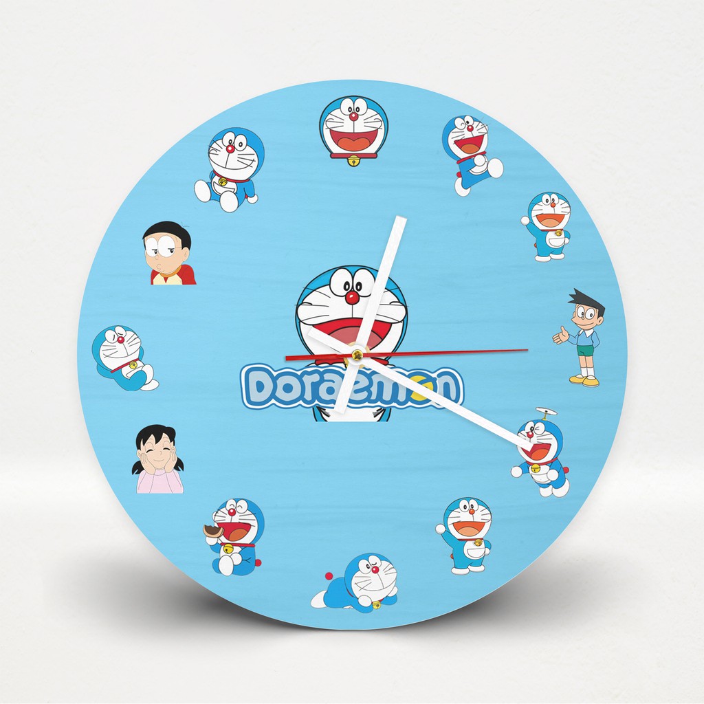 Đồng Hồ Treo Tường Hình Doraemon Xinh Xắn